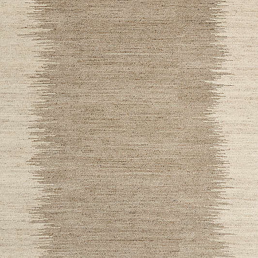 Prague Wool and Viscose Hand-Knotted Ombre Sand Brown Rug Swatch 12"x18"