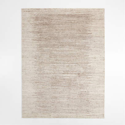 Big Sur Wool Handwoven Ivory White Area Rug