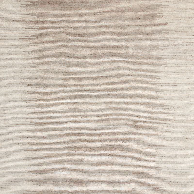 Prague Wool and Viscose Hand-Knotted Ombre Taupe Brown Area Rug 6'x9' - image 0 of 6