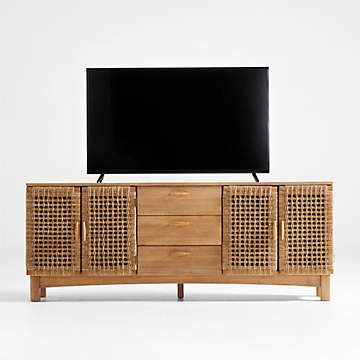 Woven deals media console