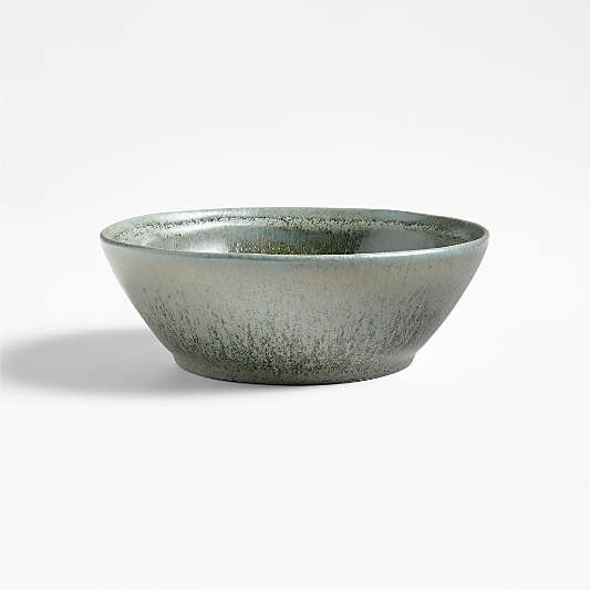 Prairie Moss Green Recycled Stoneware Cereal Bowl