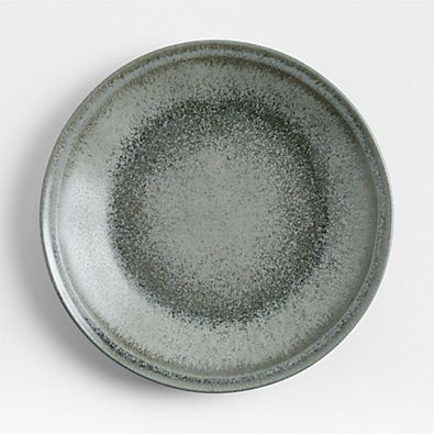 View Prairie Moss Green Recycled Stoneware Dinner Plate details