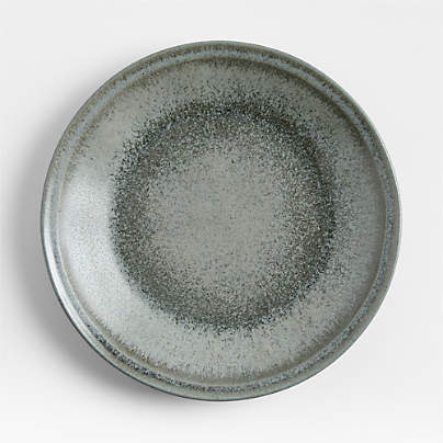 Prairie Moss Green Recycled Stoneware Dinner Plate
