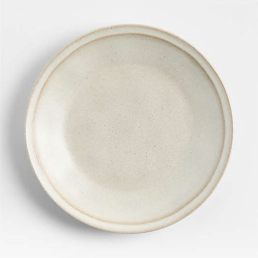 Prairie Natural Recycled Stoneware Dinner Plates, Set of 8