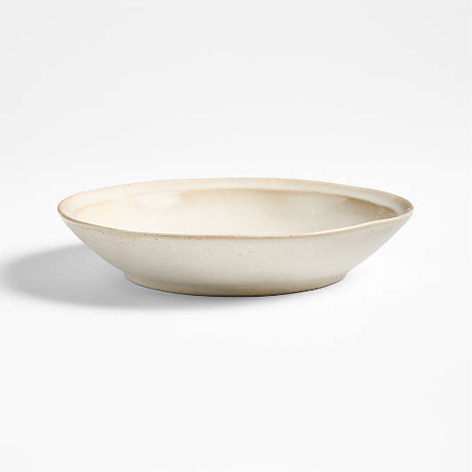 Prairie Natural Recycled Stoneware Low Bowl