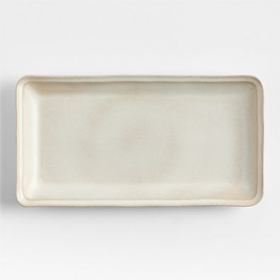 View Prairie Natural Recycled Stoneware Rectangular Platter details