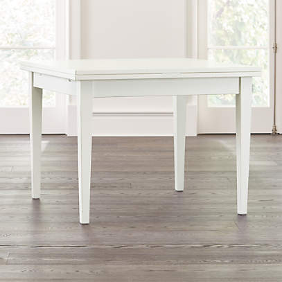 white extension table