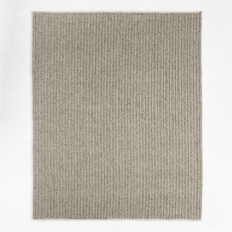 Prato Wool Grey Rug Swatch 12"x18" - image 1 of 4