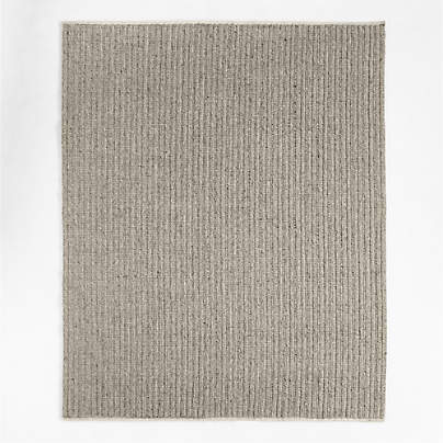 Prato Performance Wool Grey Area Rug 9'x12'