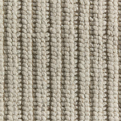 Prato Performance Wool Ivory Area Rug 6'x9'