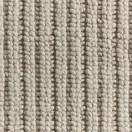 Prato Performance Wool Ivory Area Rug 6'x9'