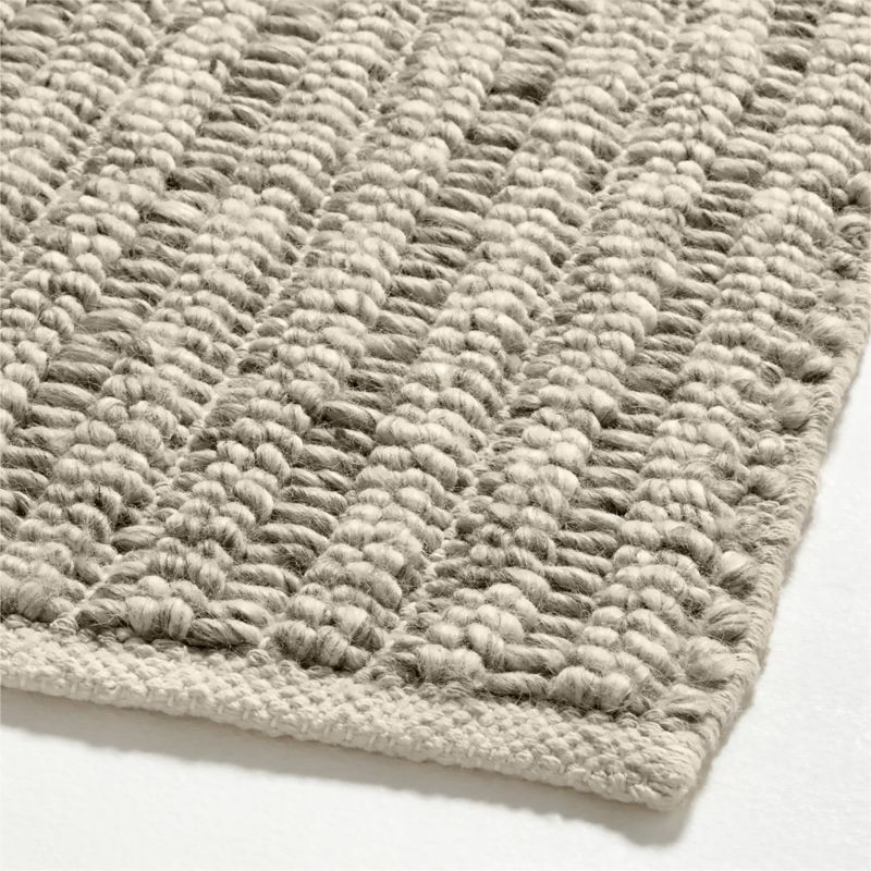 Prato Wool Oatmeal Beige Rug Swatch 12"x18" - image 9 of 8