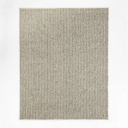 Prato Performance Wool Oatmeal Beige Area Rug 10'x14'