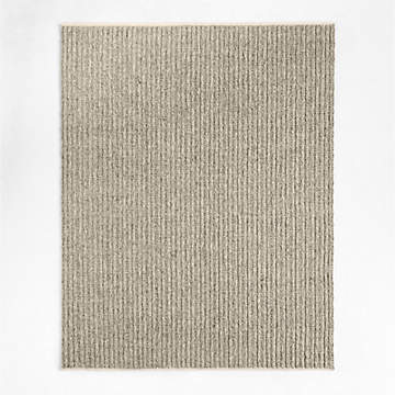 Lille Solid Bouclé Ivory Rug 12x18 Swatch