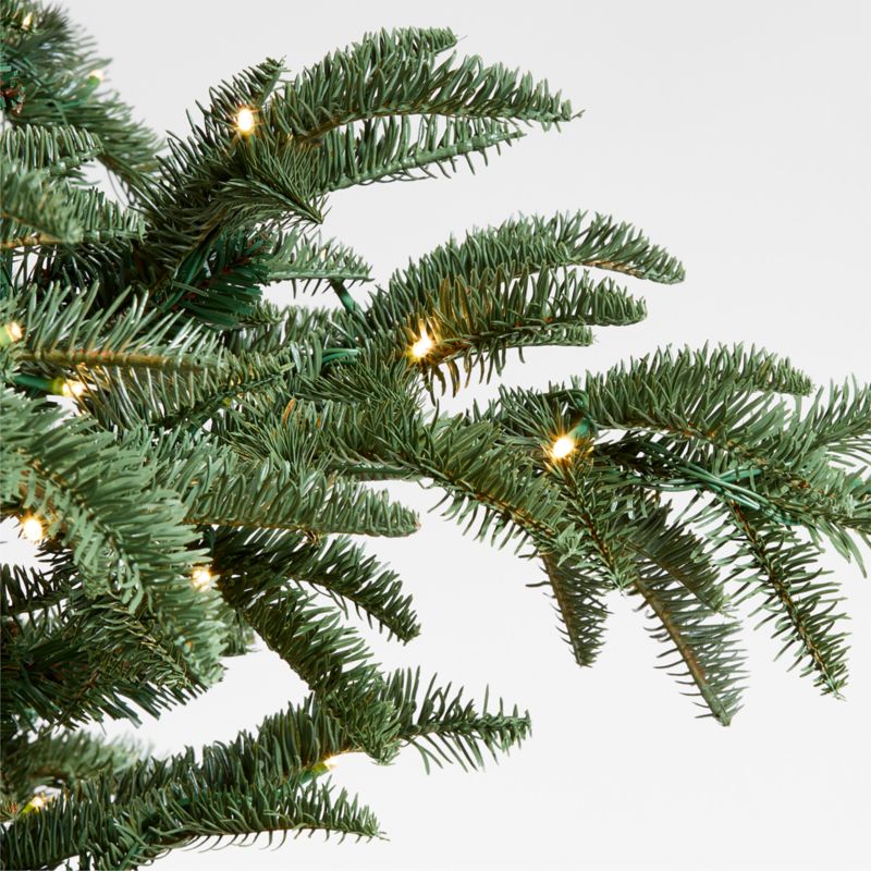 Faux Fraser Fir Pre-Lit LED Christmas Tree with White Lights 9' - image 4 of 5