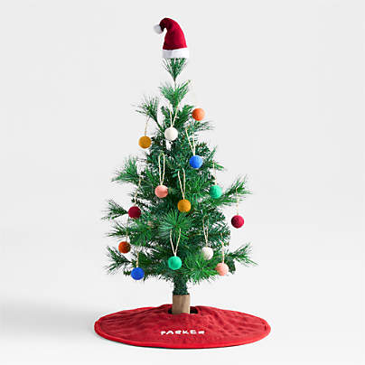 Pre-Lit Santa Hat Kids Christmas Wee Tree