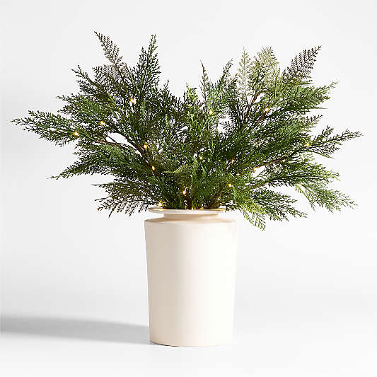 Faux Hemlock Pre-Lit Holiday Stem 40"