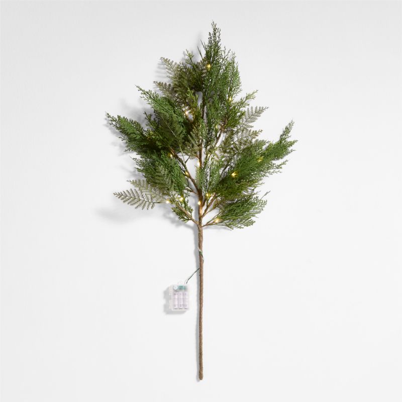 Faux Hemlock Pre-Lit Holiday Stem 40" - image 0 of 11