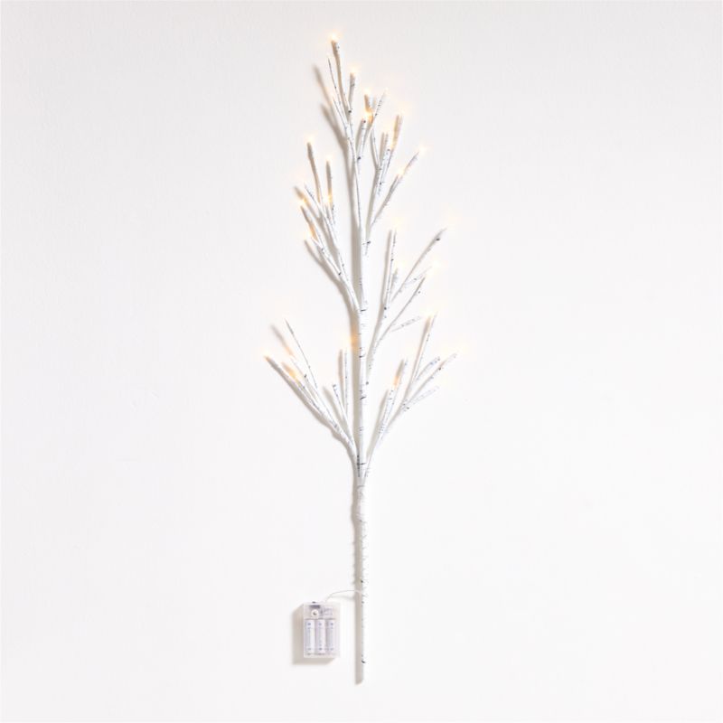 Faux Birch Pre-Lit Stem