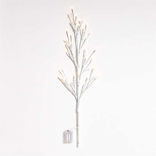 Faux Birch Pre-Lit Stem 40"