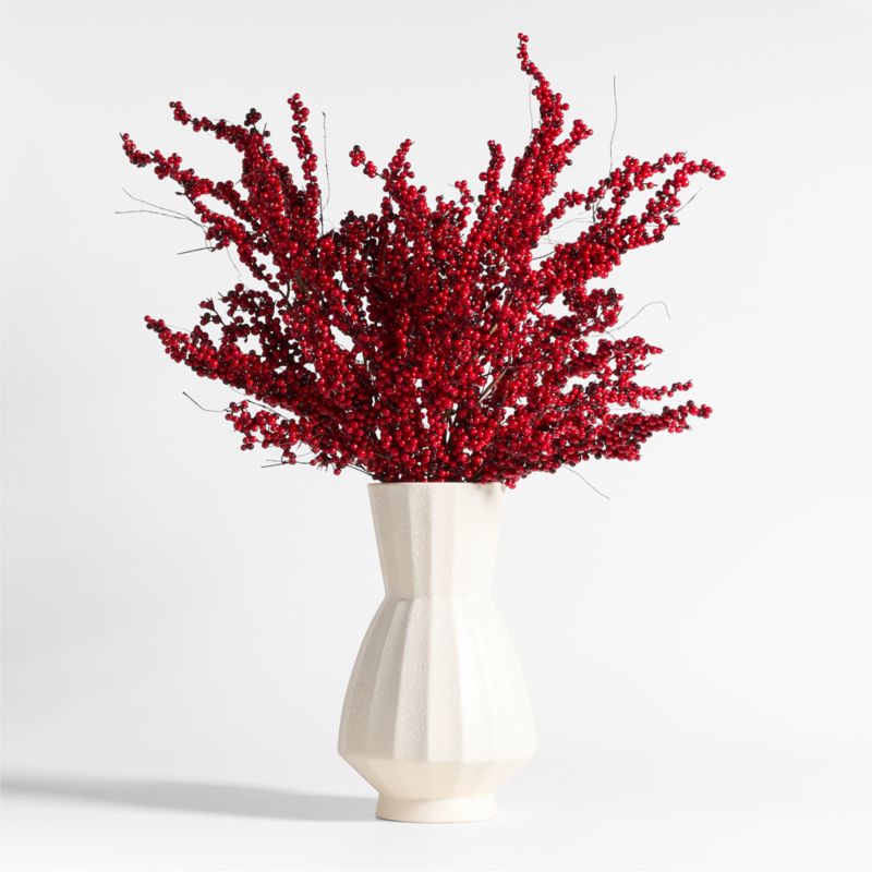 Red Mini Berry Pre-Lit Holiday Stem 40" - image 4 of 7