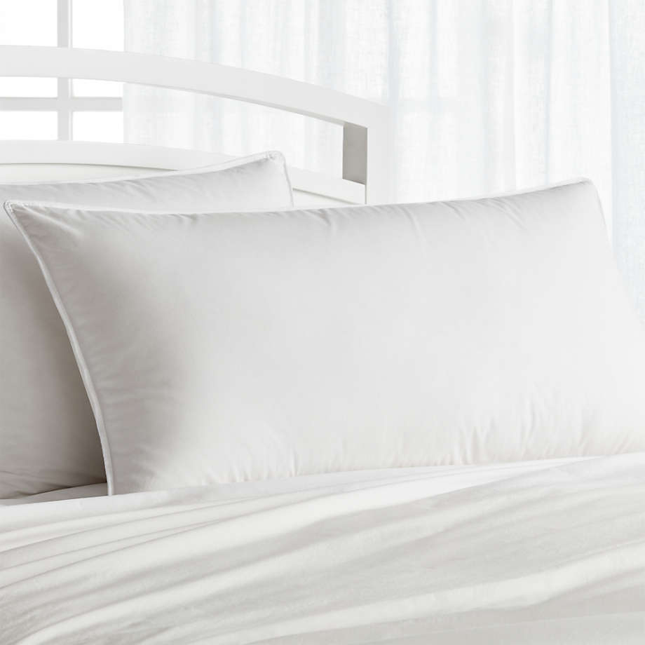 Premium Down Firm King Pillow + Reviews | Crate & Barrel