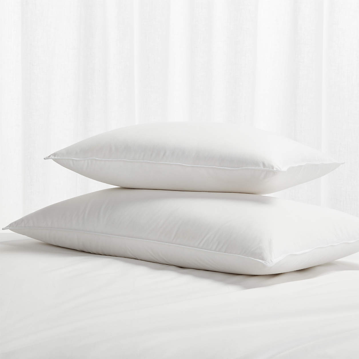 Premium Down Firm Bed Pillows Crate & Barrel