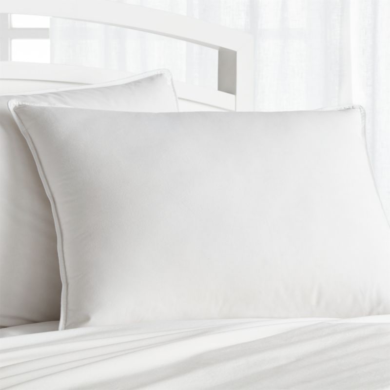 Premium Down Firm Standard Pillow + Reviews | Crate & Barrel