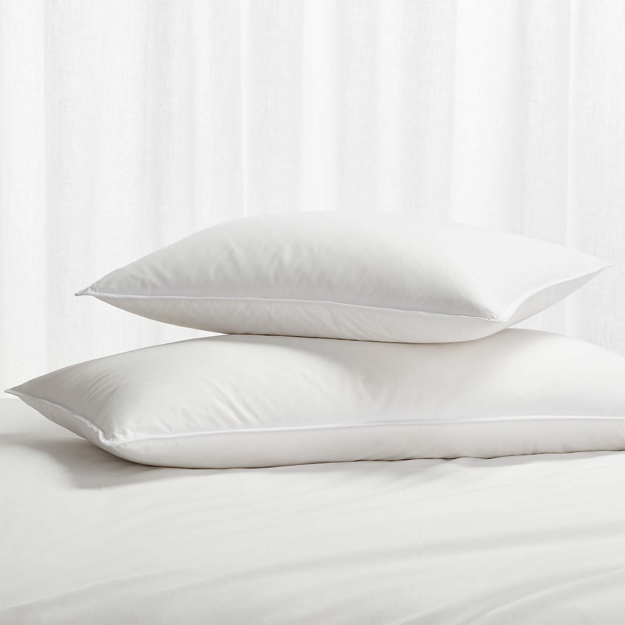 Premium Down Soft Bed Pillows | Crate & Barrel Canada