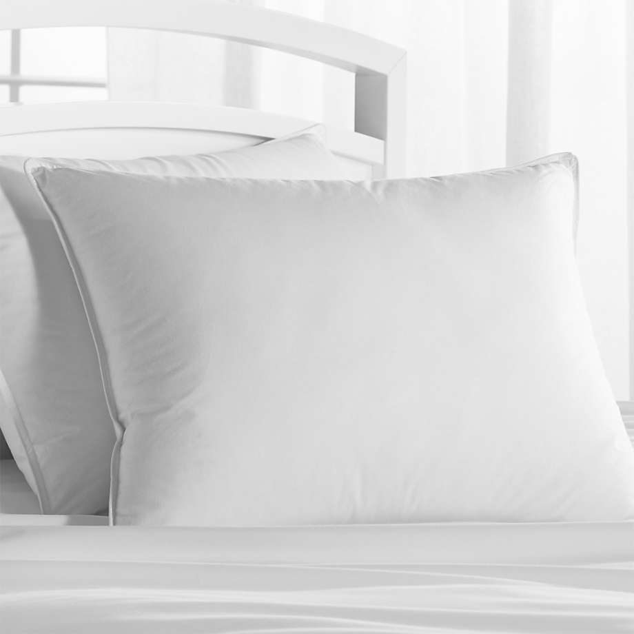 Premium Down Medium Standard Pillow + Reviews | Crate & Barrel