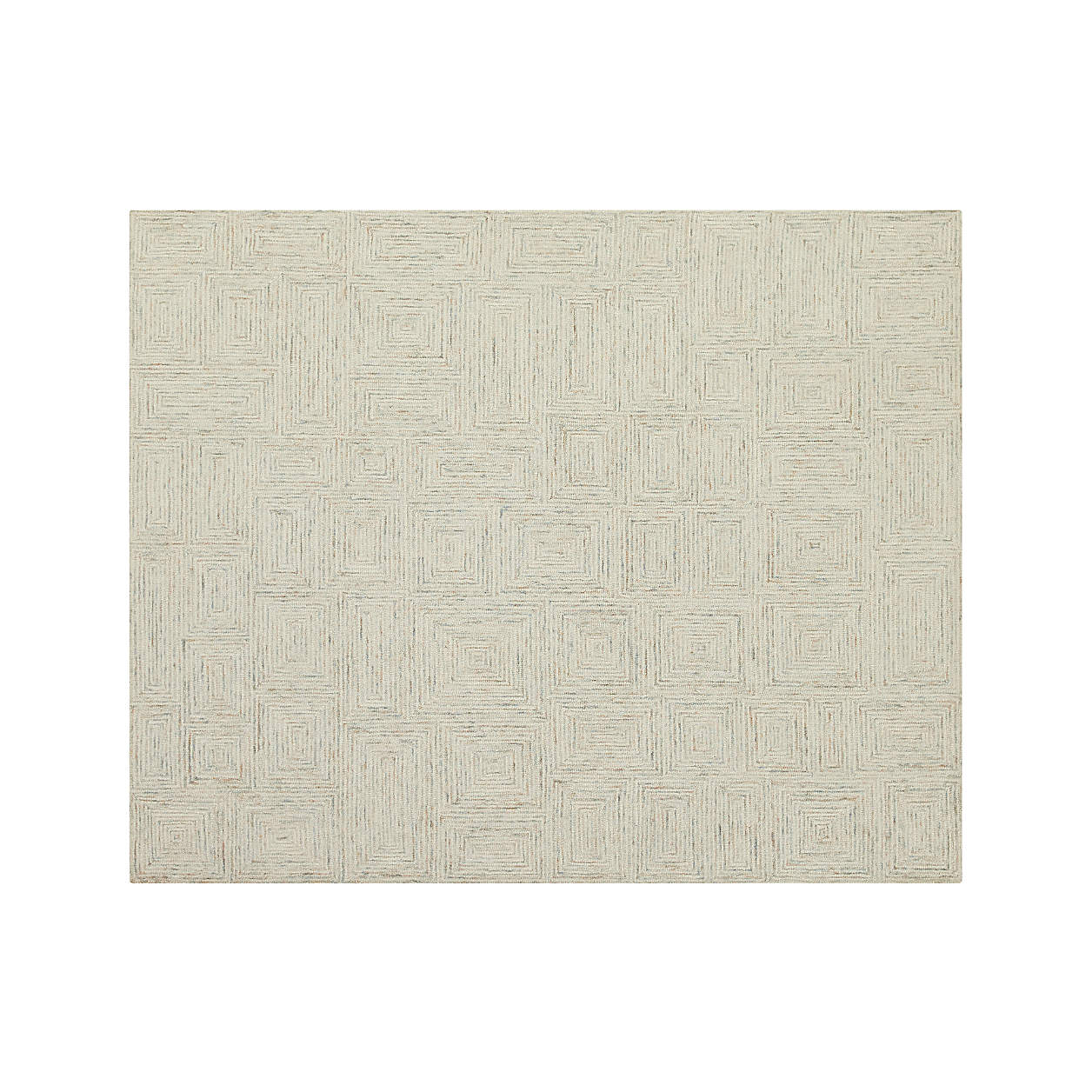 Presley 8x10 Brown Geometric Rug + Reviews Crate & Barrel