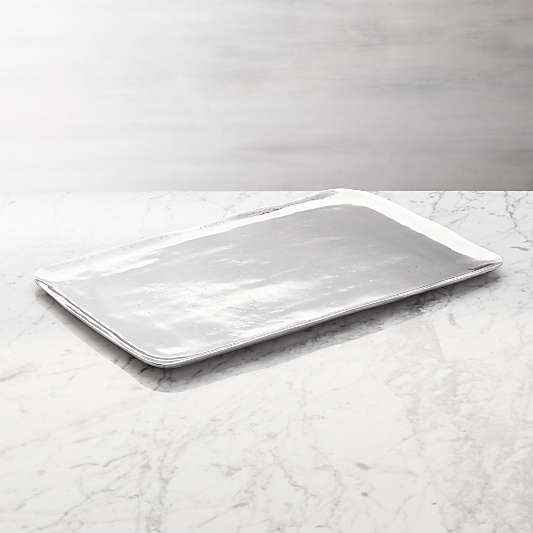 Preston Rectangular Metal Serving Platter