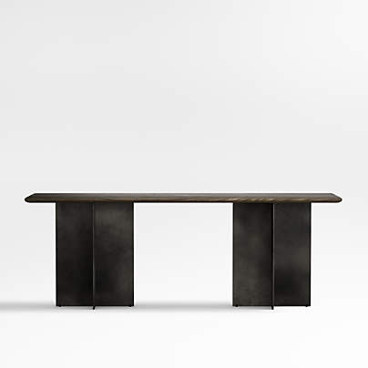 Valo 72" Ebonized Pine Wood Console Table + Reviews | Crate & Barrel Canada