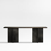 Emmer 60" Charcoal Oak Desk with Outlet