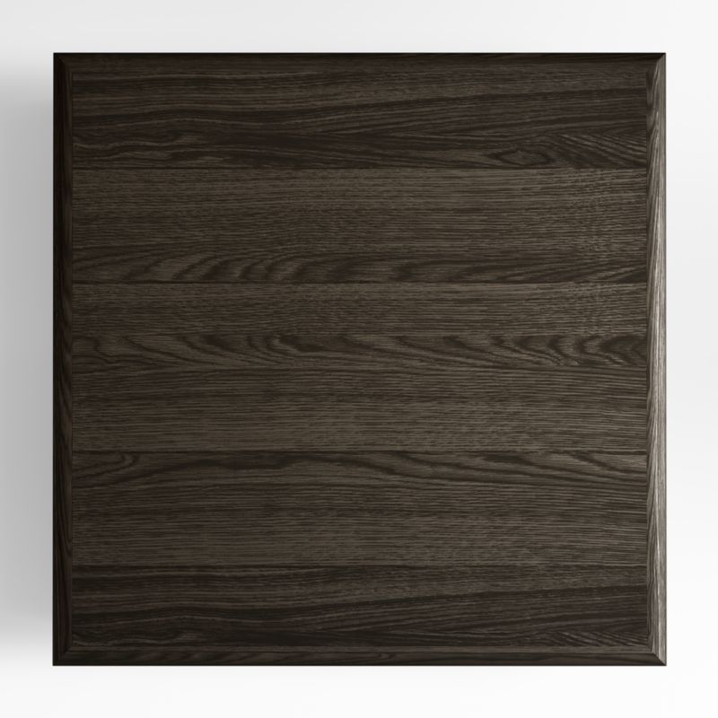 Preto Ebonized Ash Wood and Metal 50" Square Coffee Table - image 6 of 9