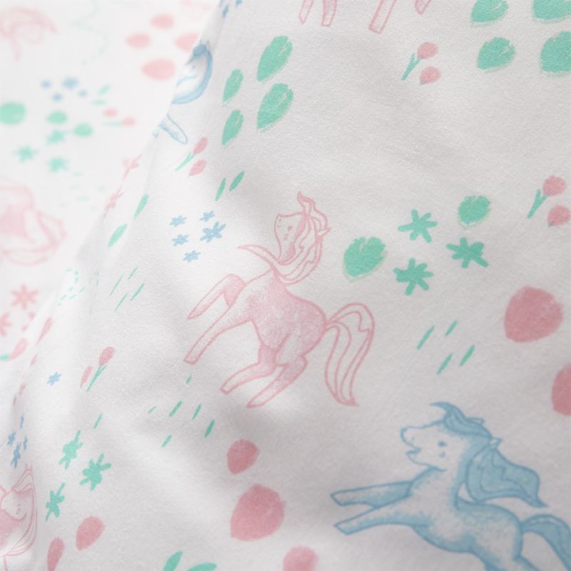 Organic Pretty Pony Full Sheet Set - image 8 of 12