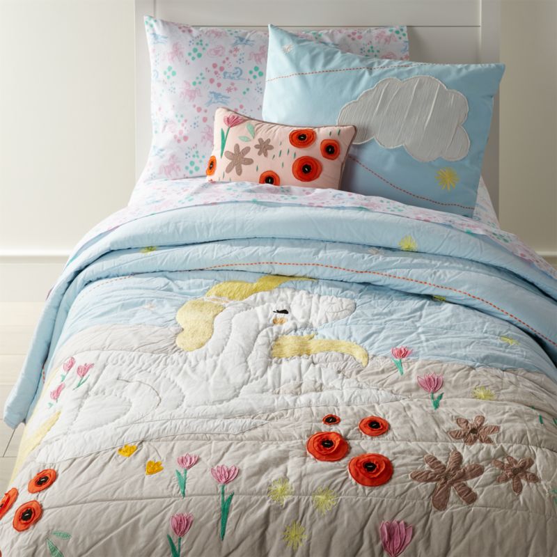 Organic Pretty Pony Full Sheet Set - image 1 of 12