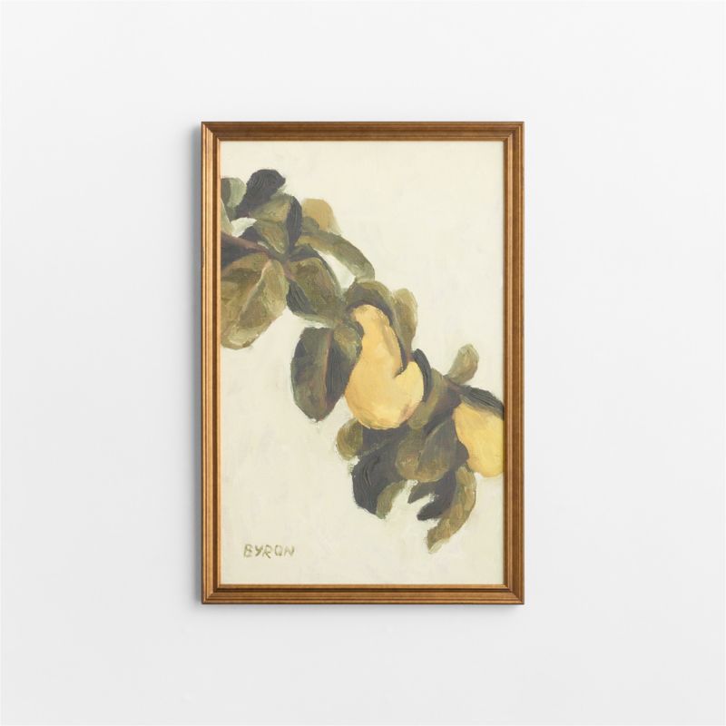 "Perfect Pear" by Sadie Byron 20"x30" Framed Wall Art Print - image 1 of 4