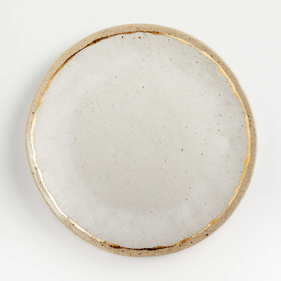 Primrose Holiday Gold Dinner Plate + Reviews Crate & Barrel Canada