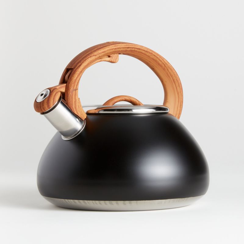 Primula Matte Black Tea Kettle with WoodLook Handle + Reviews Crate