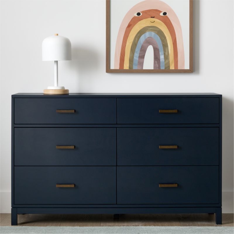 navy blue chest dresser Parke 55