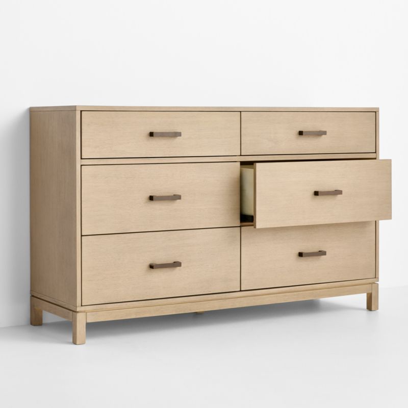 Parke 21" Weathered Natural Wood Kids Nightstand with Drawer - image 4 of 7