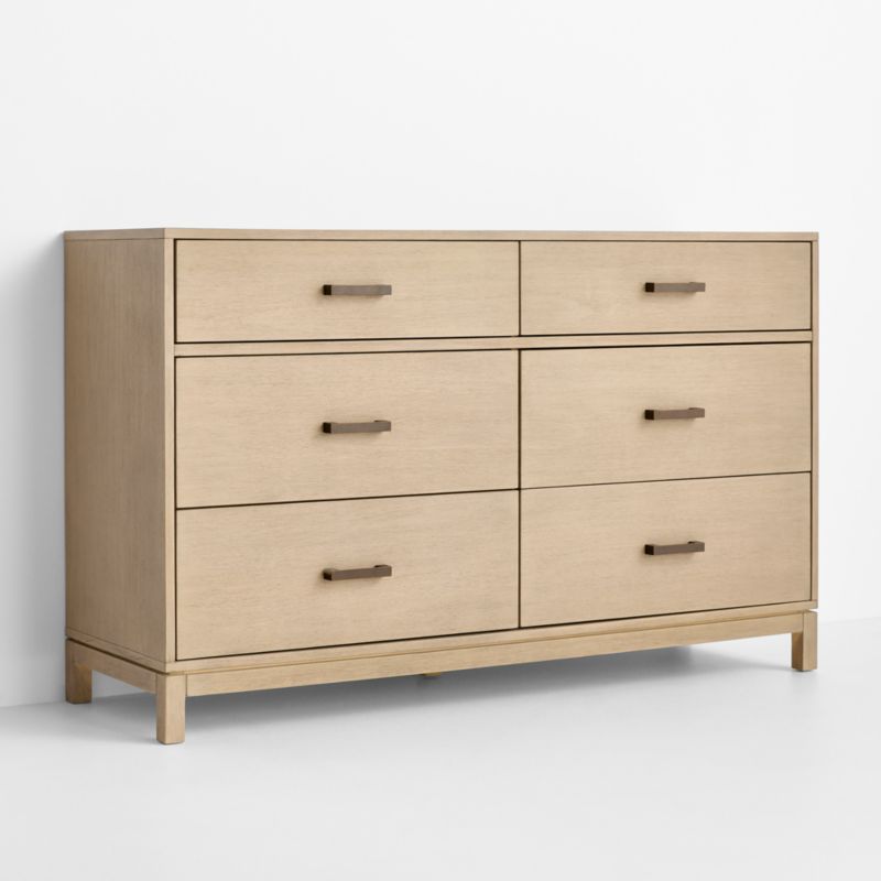 Parke 21" Weathered Natural Wood Kids Nightstand with Drawer - image 3 of 7