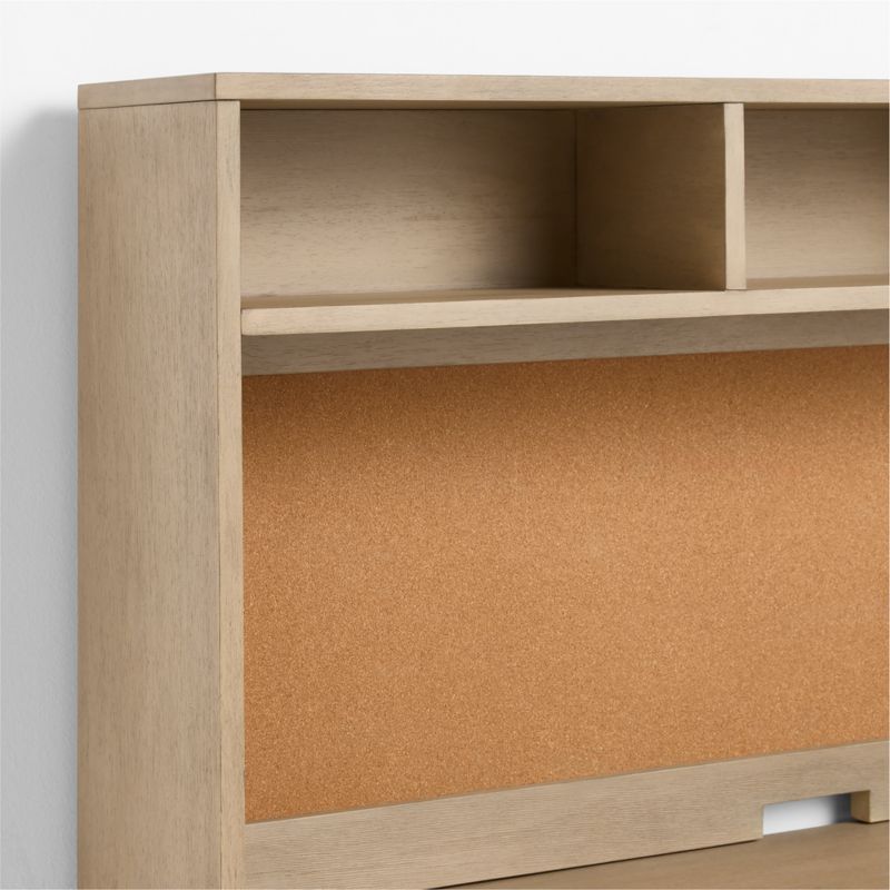 Parke Weathered Natural Wood Kids Desk Hutch - image 3 of 5