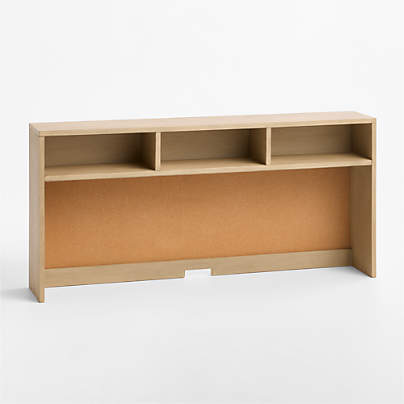 Parke Weathered Natural Wood Kids Desk Hutch