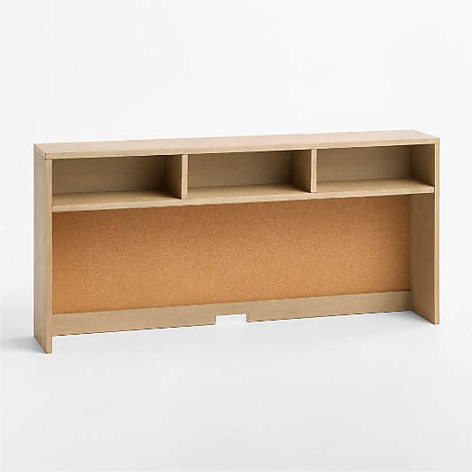 Parke Weathered Natural Wood Kids Desk Hutch