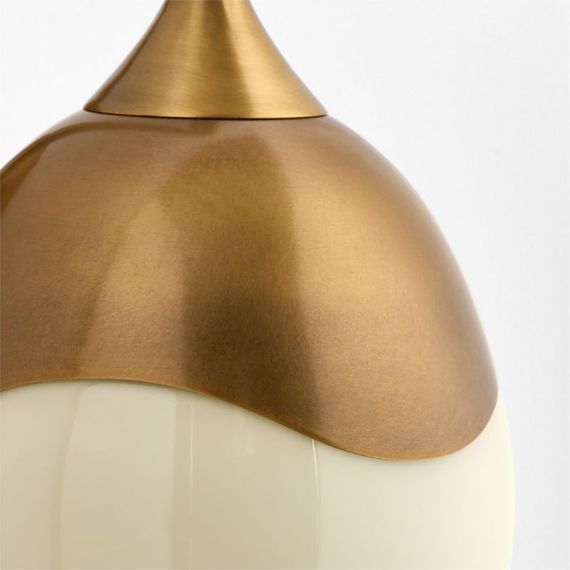 Primrose Glass and Metal Wall Sconce Light - image 4 of 8