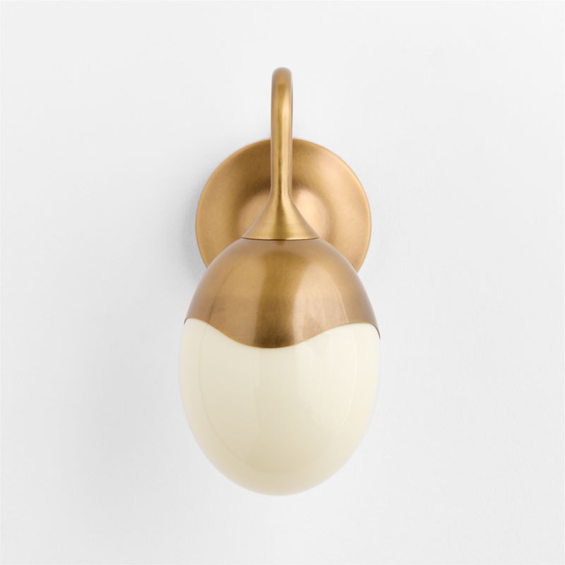 Primrose Glass and Metal Wall Sconce Light - image 2 of 8
