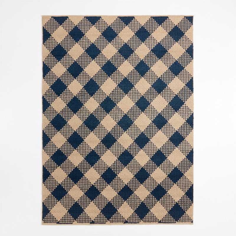 Organic Dish Towel Gingham Check Cafe - Eco Carmel