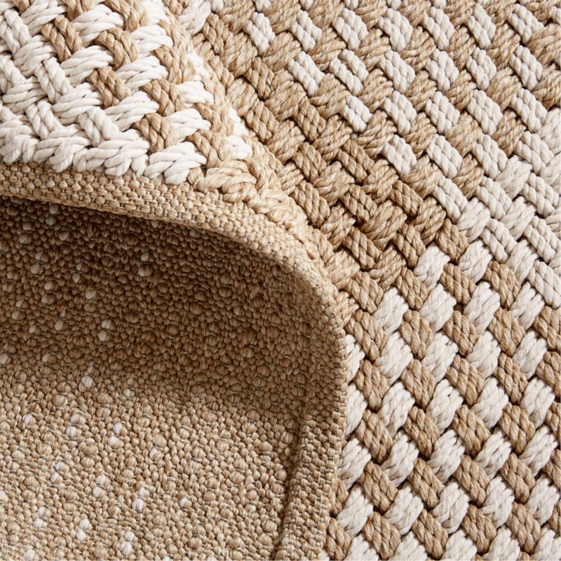 Procida Performance Handwoven White Indoor/Outdoor Area Rug 10'x14'